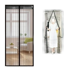 N-Ofertas - Malla Mosquitos Magnética Para Puertas Y Ventanales 100X210 Cm Negro