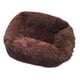 thumbnail image 3 of Perro Gato Cama Cálido Perrera Felpa Rectángulo Nido Cachorro Dormir S Marrón Oscuro, 3 of 5