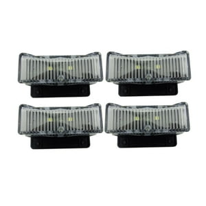 Importclick - Set 4 Aplique Solar Led Mini Luz Blanca