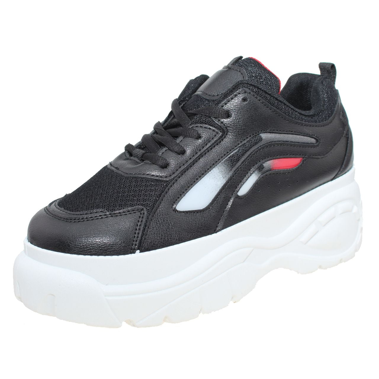 Zapatilla Terraplen Negro Vía Franca