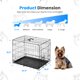 thumbnail image 3 of Jaula para perros Simple Deluxe de 60 cm con una sola puerta y bandeja de plástico, 3 of 7