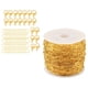 thumbnail image 5 of Cadena De Clip De Papel Dorado Cadenas De Cable De Latón Para La Fabricación De Joyas De Collar De Bricolaje, 5 of 5