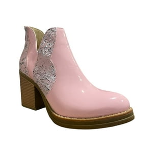 Danicolle Calzado - Botin Alto Rosado