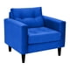 thumbnail image 2 of Sofa Retro 1C Felpa 00 Azul Rey, 2 of 6