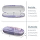 thumbnail image 3 of Funda para gafas Fintie Hard Shell, mármol lila con tela, 3 of 7