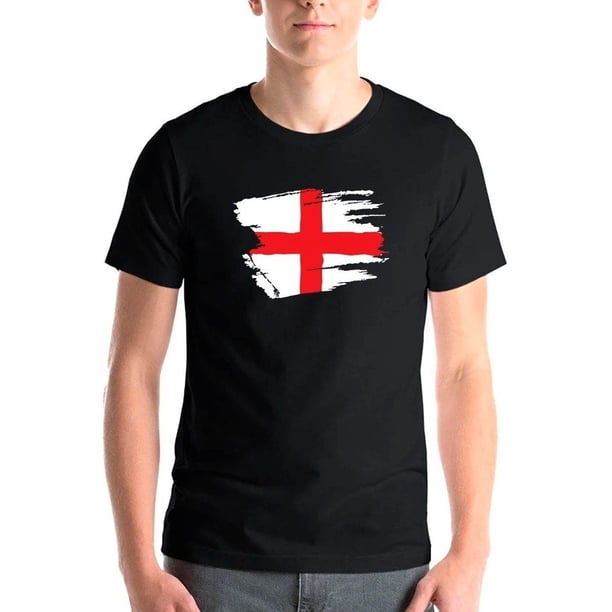Polera Inglaterra Fan Futbol Mundial Soccer Hombre