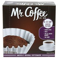 Filtros De Café Mr. Coffee De 8 A 12 Tazas, 100 Unidades