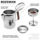thumbnail image 2 of Cafetera Percolator Bozeman De Acero Inoxidable Para 9 Tazas, 2 of 8