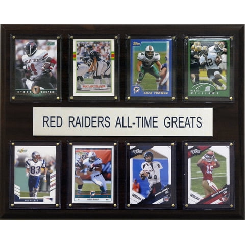 C&I Collectables - Placa Coleccionable C&I Football Texas Tech Red Raiders De La Ncaa