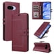 thumbnail image 3 of Premium Wallet Case for Google Pixel 9A with Card Slots & Kickstand, Flip Cover Red, 3 of 6