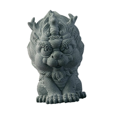 Bothyi - Estatua De Adornos De Escritorio De Estilo Antiguo De Decoración Creativa De Lucky Beast Pixiu