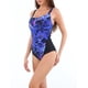 thumbnail image 2 of Traje de baño Natacion Reductor estampado azul Talla S, 2 of 7