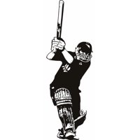 Rienda Libre Graphics - Decomural Cricket Batsman Sports Ws-18677