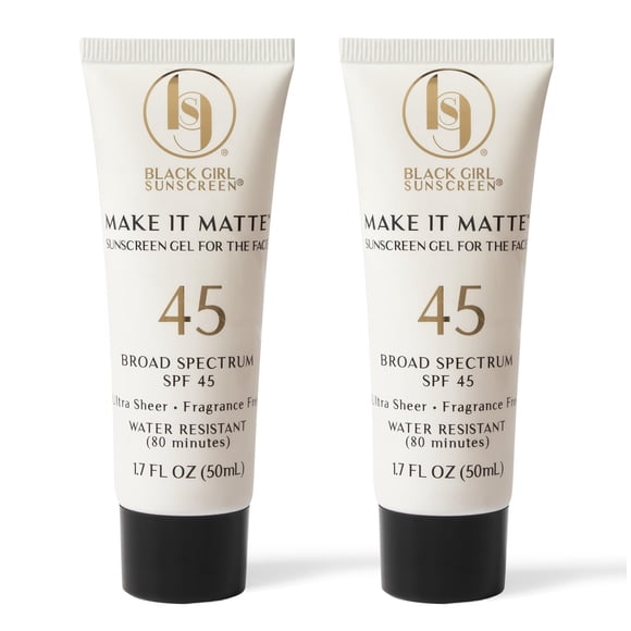 Protector solar BLACK GIRL SUNSCREEN 50 ml (2 unidades) SPF 45