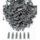 thumbnail image 4 of Ajuzolu Piezas de construcción 50 piezas rótulas gris oscuro, 4 of 5
