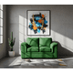 thumbnail image 1 of Sofa Ancona 2 C Tela Velvet Verde, 1 of 7