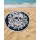 thumbnail image 2 of Toalla Mandala De Playa Redonda con Flecos Diseños Verano., 2 of 7