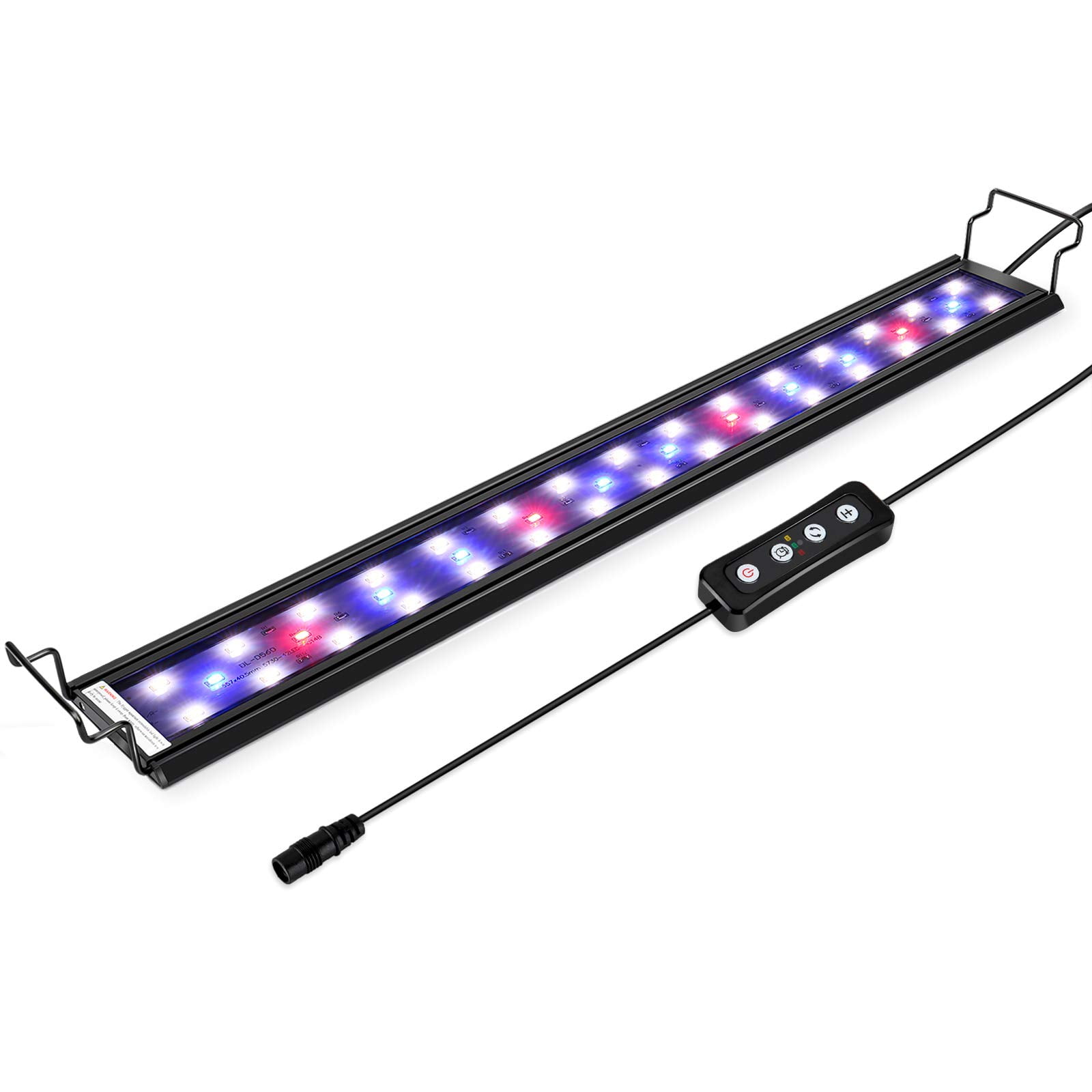 Luz de acuario hygger 9W RGB 30-46 cm con controlador