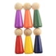 thumbnail image 5 of 6 Piezas Montessori Rainbow Peg Dolls Figuras de Personas Pequeñas Juego de Imaginación Educativo para DIY Craft Graffiti Juguetes Decoración Niños Ni, 5 of 5