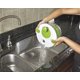 thumbnail image 3 of Centrifugadora de ensaladas de cocina de gran capacidad de 5 l - Centrifugadora manual de lechuga con cierre de seguridad y asa giratoria - Fácil de usar con recipiente, colador y sistema de drenaje, 3 of 5