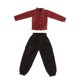 thumbnail image 3 of Ropa Para Muñeca Femenina, Chaqueta De Cuero PU Con Pantalones Mini Para Figura De 6 Pulgadas, 1/12, 3 of 3