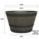 thumbnail image 5 of Macetero Redondo Barril De Whiskey Color Surtido, 5 of 8