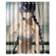 thumbnail image 1 of Cortina de ducha de The Dead Saeko Busujima, juego de cortinas de baño con ganchos, tamaño 60 x 72 pulgadas, 1 of 3