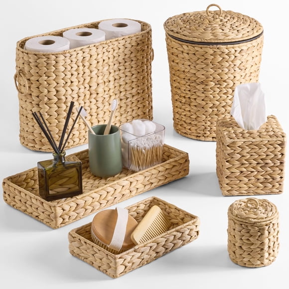 Set de baño Best Choice Products 27x17x41 cm Natural