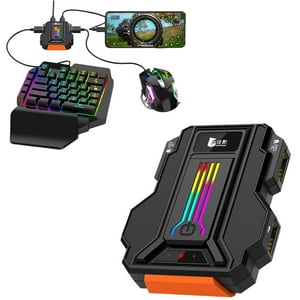 Genérico - Convertidor De Ratón Y Teclado Para Sistema Android 9 Y Harmony Os Accesorios De Juego Profesionales-Negro