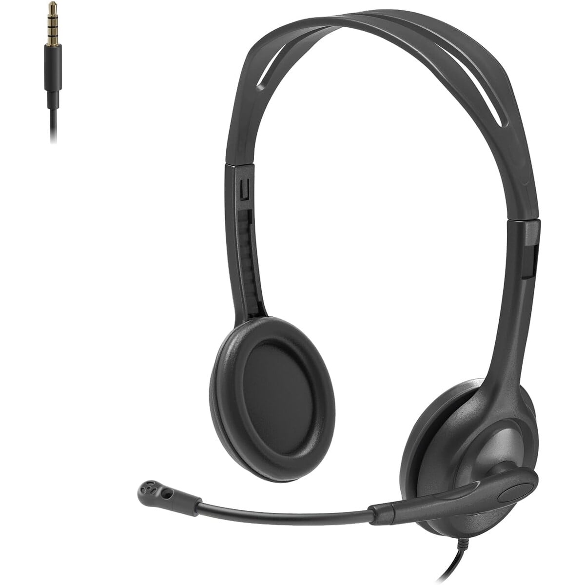 Audafono Logitech H111 Estereo Jack 3.5mm Negro