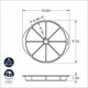 thumbnail image 3 of Bundt Pan Nordic Ware Procast Classic Scone Grafito, 3 of 5