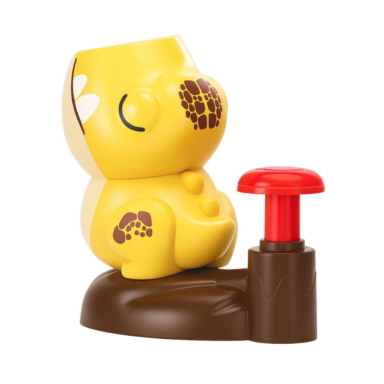 Fliperex - Juguete Lanzador De Discos Voladores Frisbee Dinosaurio Amarillo