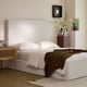 thumbnail image 2 of Lucas Tall Headboard Upholstered Bed / 52" High Headboard / Elegant Simplicity / No Box Spring Needed / Easy Assembly / King / Coconut Micro Suede, 2 of 3