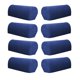 thumbnail image 5 of juego de 8 muebles de franela sofá reposabrazos cubiertas protectores azul marino, 5 of 5
