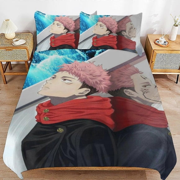 Comfortable and lightweight cartoon bedding3-piece set with various sizes to choose from