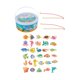 thumbnail image 4 of Juego De Pesca Juego De Juguetes Juego De Imaginación Juego De Captura De Peces Portátil Para Bebés Niños 31 Peces + 2 Cañas + Cubo, 4 of 5