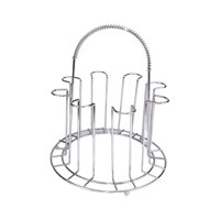 Magideal - Organizador De Tazas De Acero Inoxidable, Organizador De Almacenamiento, Estante Para Copas De Vino, Portavasos, Estante De Secado, Para Restaurante,