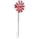 thumbnail image 5 of Metal Viento Spinner Jardín Molino De Viento Al Aire Libre Patio Césped Molinete Decoración Rojo, 5 of 5