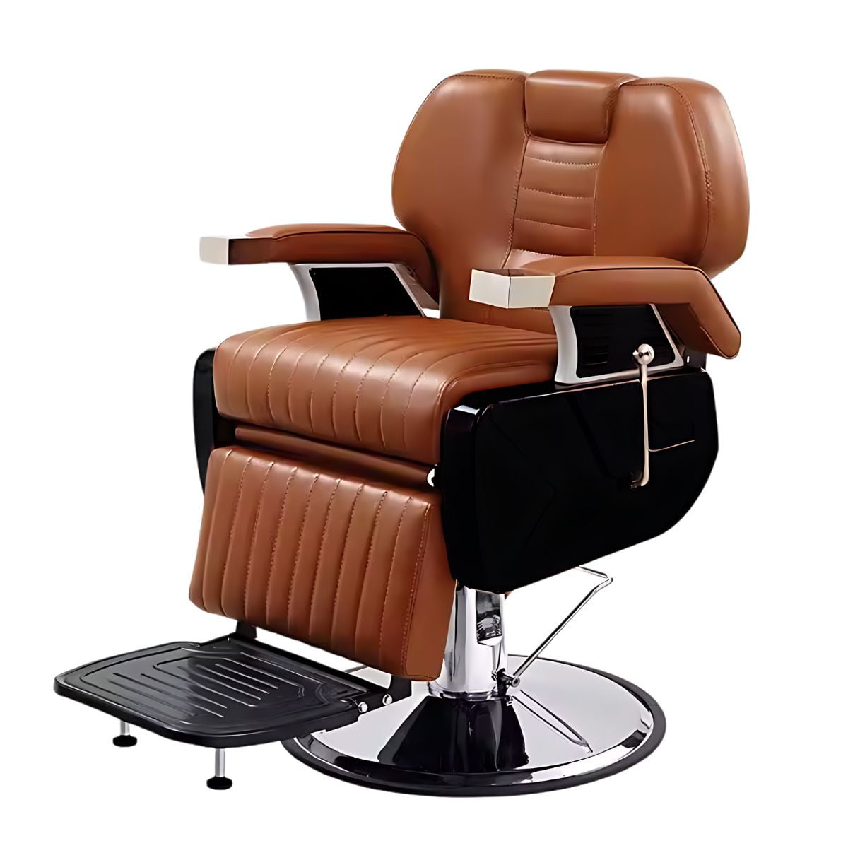 Tododescuento - Sillón Barbero Cafe Profesional Altura E Incl Regulable