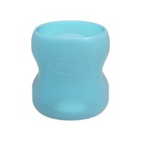 Dr. Brown'S - Funda Protección Mamadera Vidrio Boca Ancha 150Ml Azul