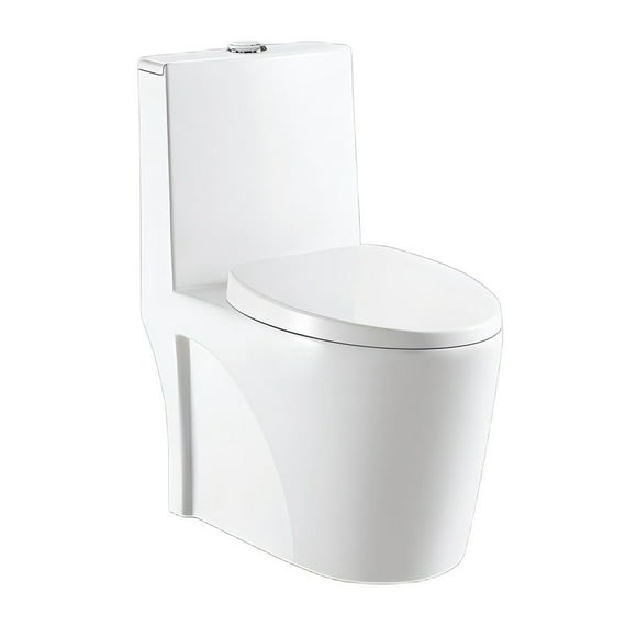 WC One Piece Bruzone Doble descarga, 4-6 litros, Blanco