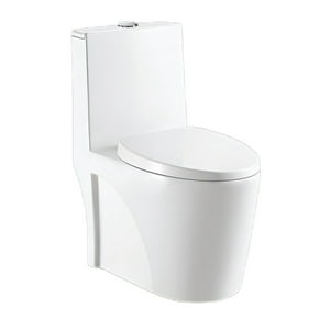 Doer - Wc One Piece Bruzone Doble Descarga, 4-6 Litros, Blanco