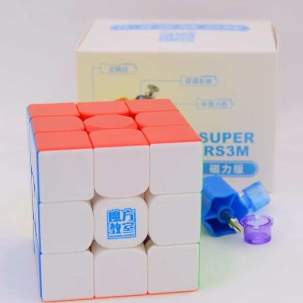 yuu★ Cubo Rubik MoYu Super RS3M 2022 3x3 Magnético Stickerless | Lider