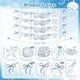 thumbnail image 4 of Banderines de verano bajo el mar de KINGZONE para decoración de fiesta, paquete de 4, 4 of 7