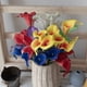 thumbnail image 5 of Ramo de flores artificiales de lirio de cala para boda, despedida de soltera, decoración del hogar, 10 unidades, 5 of 5