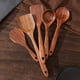 thumbnail image 3 of Xiao Hua Vajilla de madera maciza natural de 26,5 x 6 cm (1 pieza) - Utensilios de cocina de madera aptos para alimentos, esenciales para casas de campo y cocinas sencillas rurales., 3 of 3