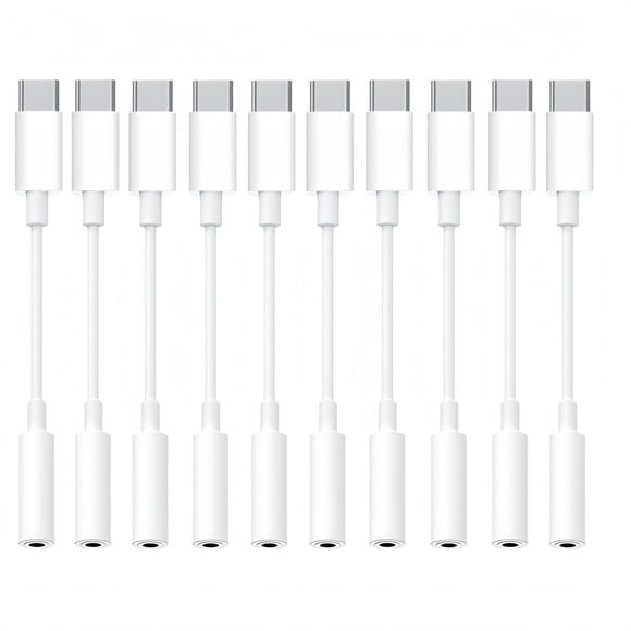 Adaptador USB‑C a 3,5 mm basecolors – paquete de 10 unidades