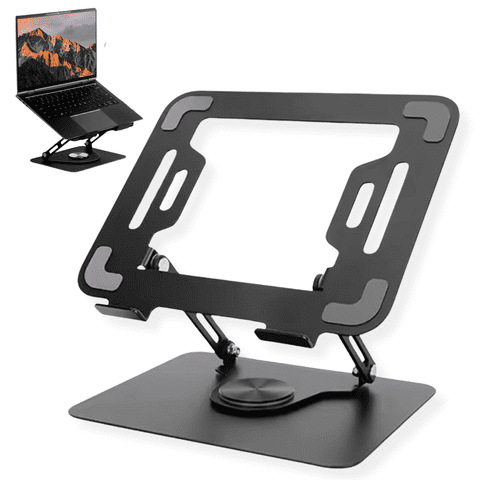 Irm - Soporte Para Notebook Negro Laptop Tablet Ipad Base