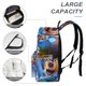 thumbnail image 4 of Rock Dog-theme Backpack, Campus style schoolbag Bookbag with Adjustable Shoulder Straps And Large Zip Compartment, Unisex Travel Bags.42x30x15cm, 4 of 6