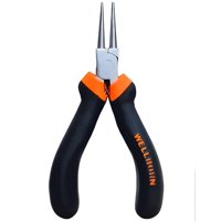 Gen - Alicate Joyero Pinza Punta Larga Fina Conico Manualidades Negro